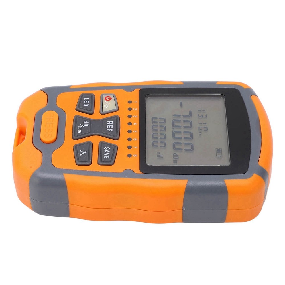 Optical Fiber Cable Tester Multimeter Tool with LED Light Optical Power Meter
