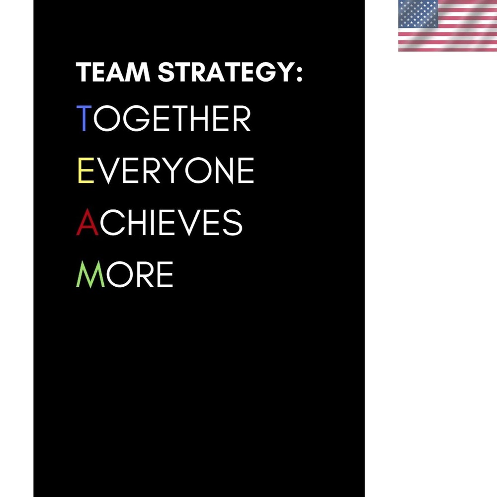 6 x 9 Blank Lined Inspirational Notebook for Effective Group Brainstorming
