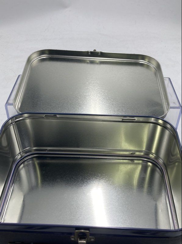 Roy Rogers And Trigger Multicolor Large Rectangular Tin Metal Lunch Box