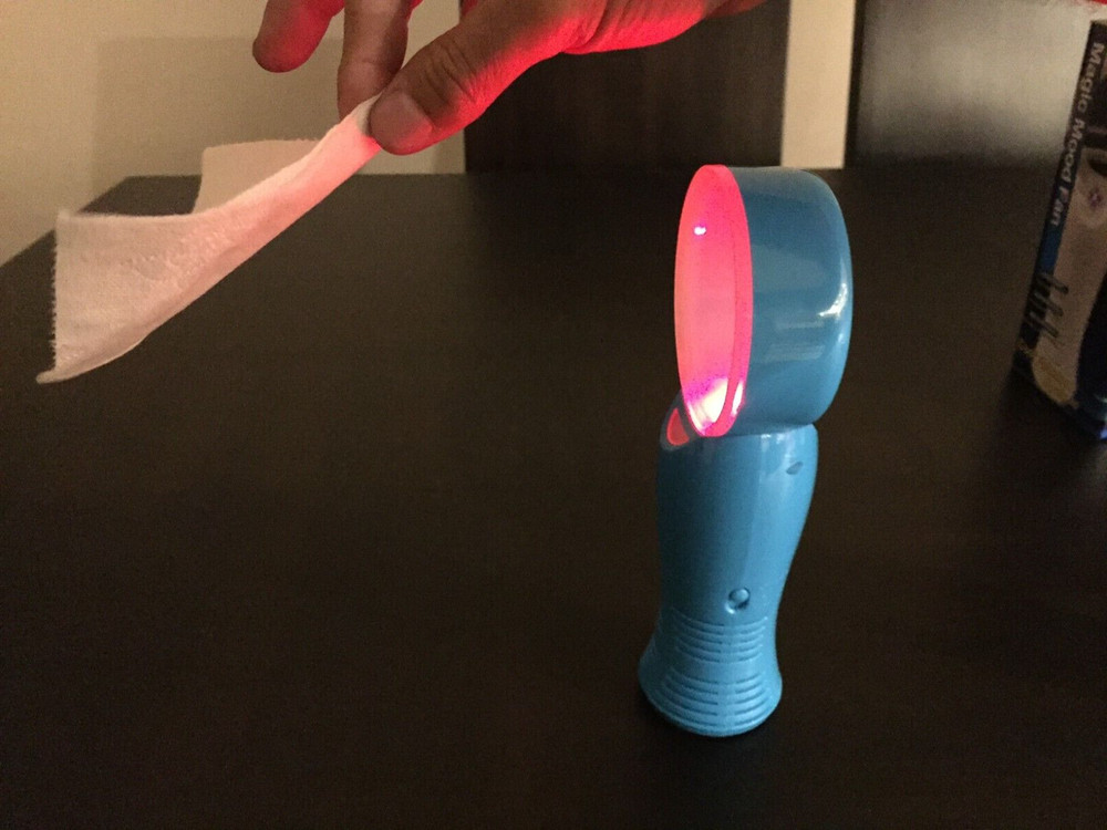 bladeless fan portable with led change color