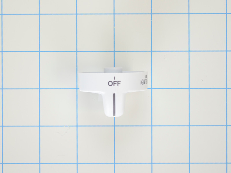 8273104 White Top Burner Knob for Whirlpool Range