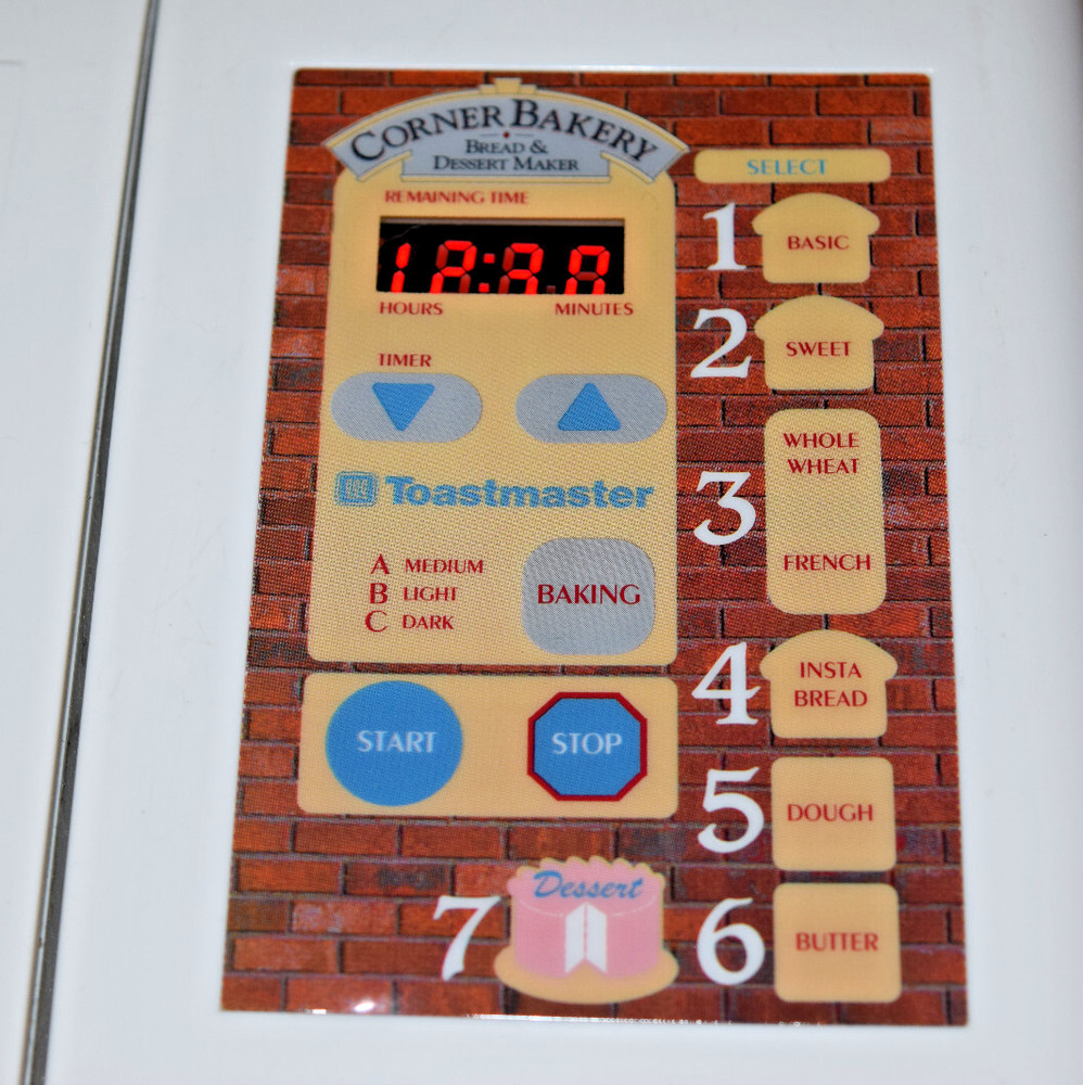 Toastmaster Corner Bakery Breads & Dessert MODEL 1183 Tested