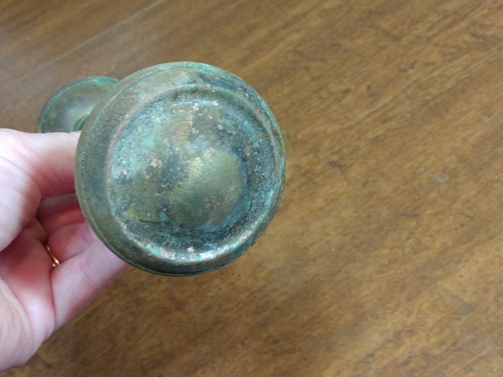 Antique Yale & Towne Mortise Interior Locks w/ Knobs NO KEYS