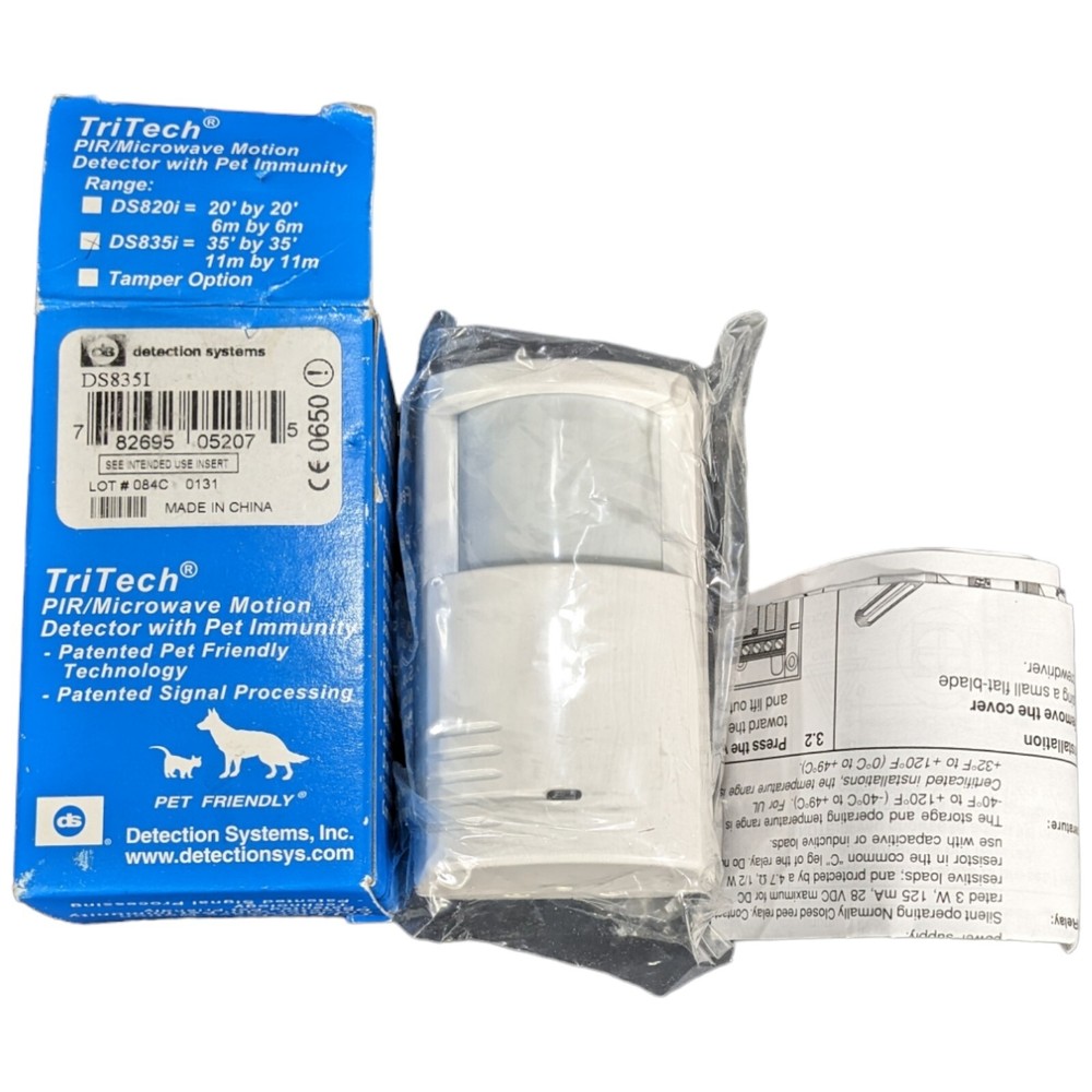 TriTech PIR Microwave Motion Detector Pet Immunity Friendly Detection Systems