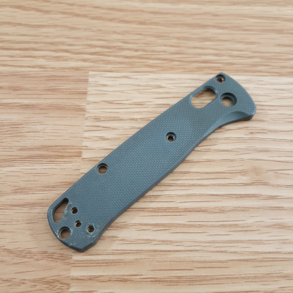 Flytanium Handles Fits Benchmade Mini Bugout. Blue-Gray Medium G10 Construction