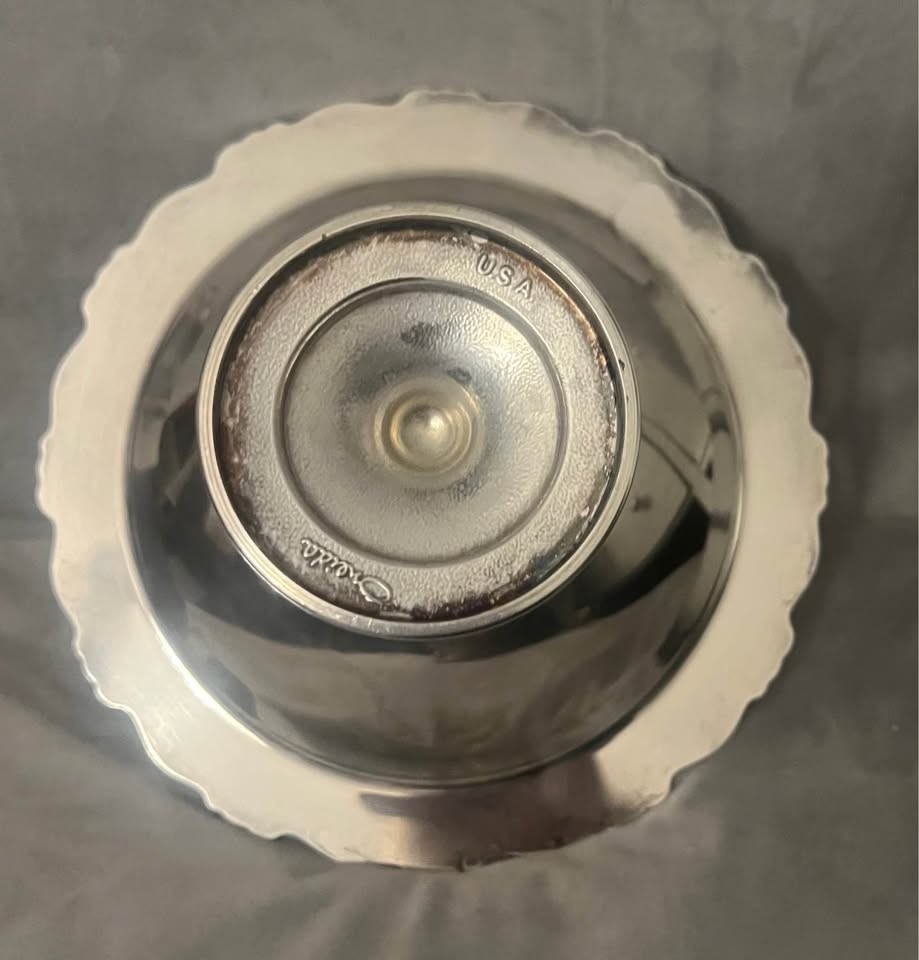 Vintage Oneida Royal Provincial Silver Plated Compote Pedestal Candy Nut Bowl