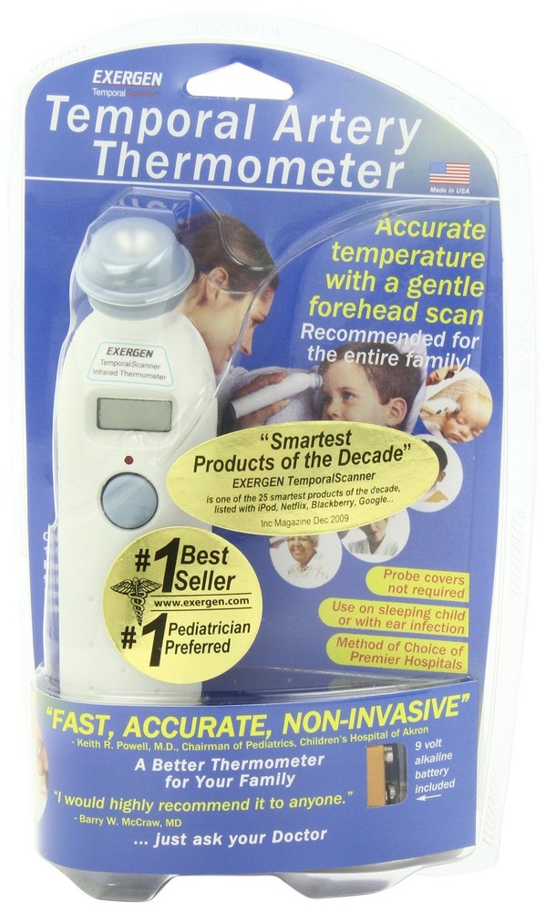 Exergen Thermometer, Temporal Scanner (1 unit)