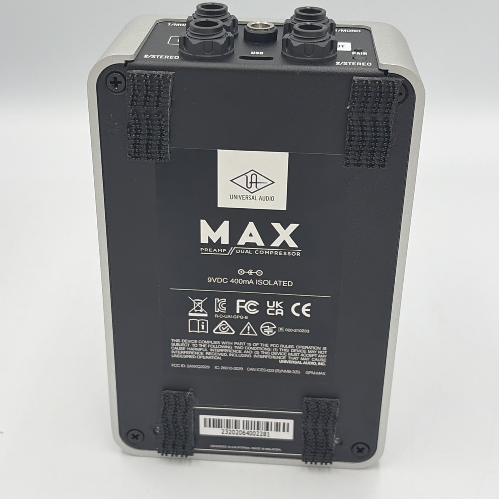 Universal Audio Max Preamp Compressor Pedal w/ Box UAFX Effects Open Box