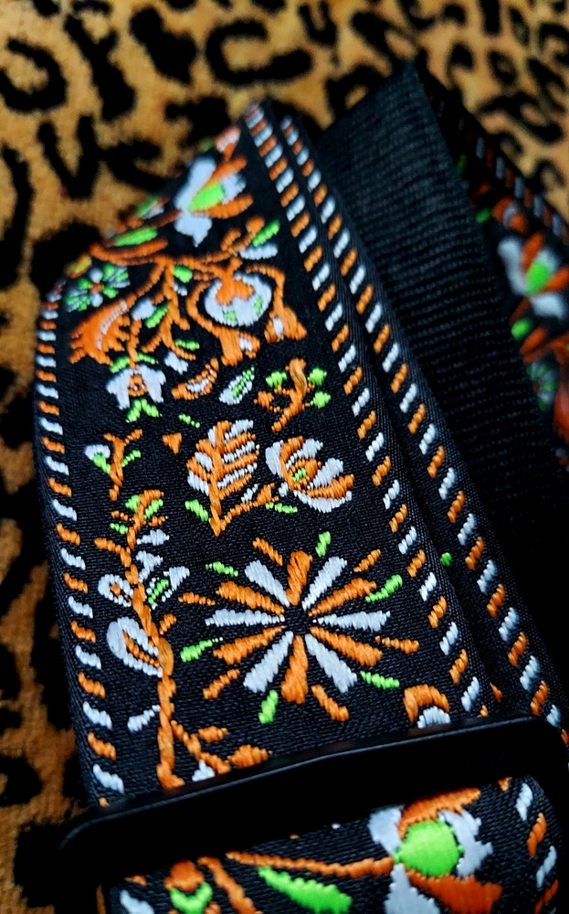 guitar strap woven pattern 2 inch width US seller