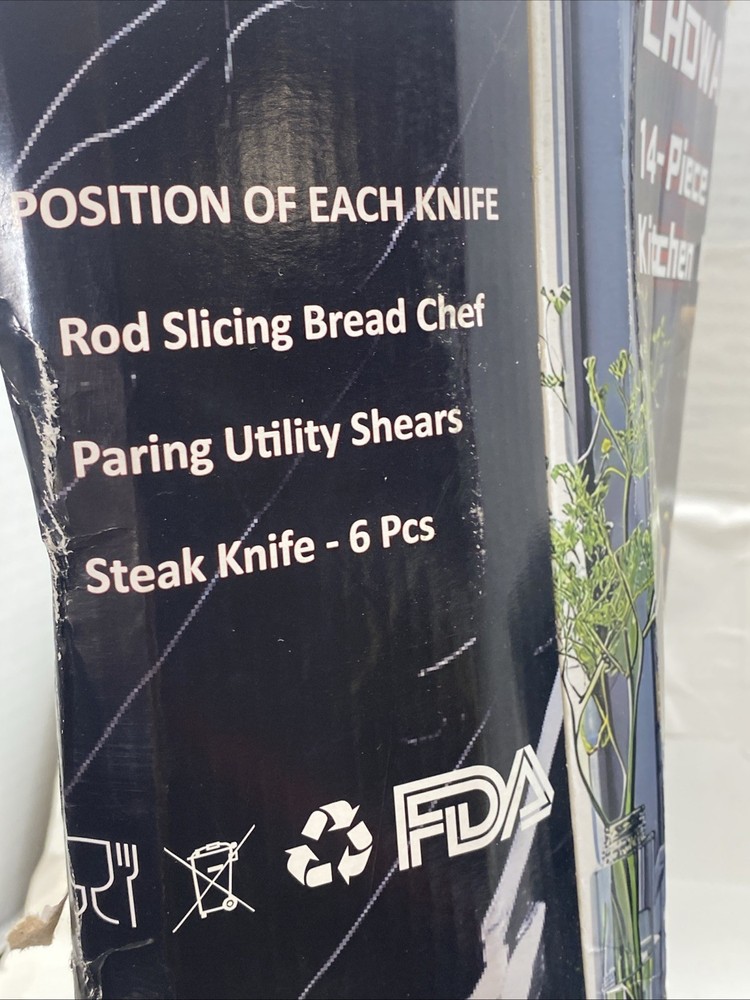 CHOWAY 12 Pieces Kitchen Knife Set