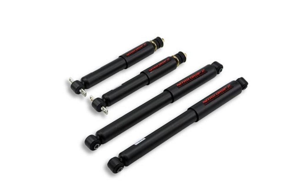 Belltech Front & Rear Nitro Drop 2 Lowerring Shocks for 02-08 Ram 1500 RWD