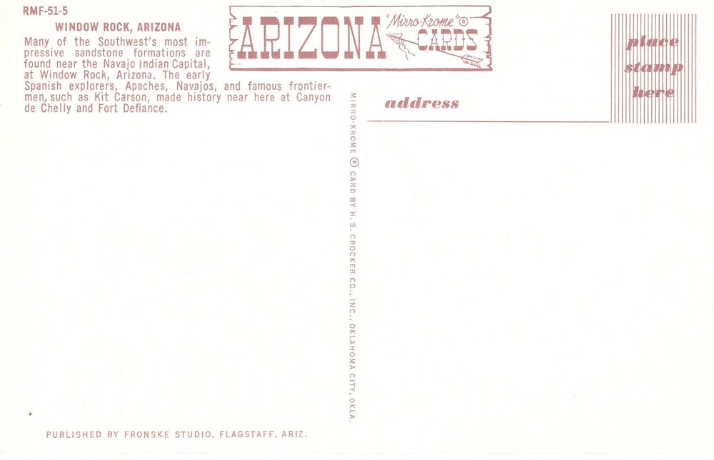 WINDOW ROCK, ARIZONA - PC4092