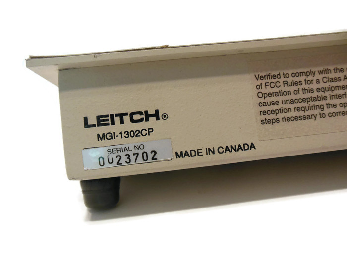 Leitch MGI-1302CP Keypad Control Panel Motion Logo Generator MGI-1302 (Untested)