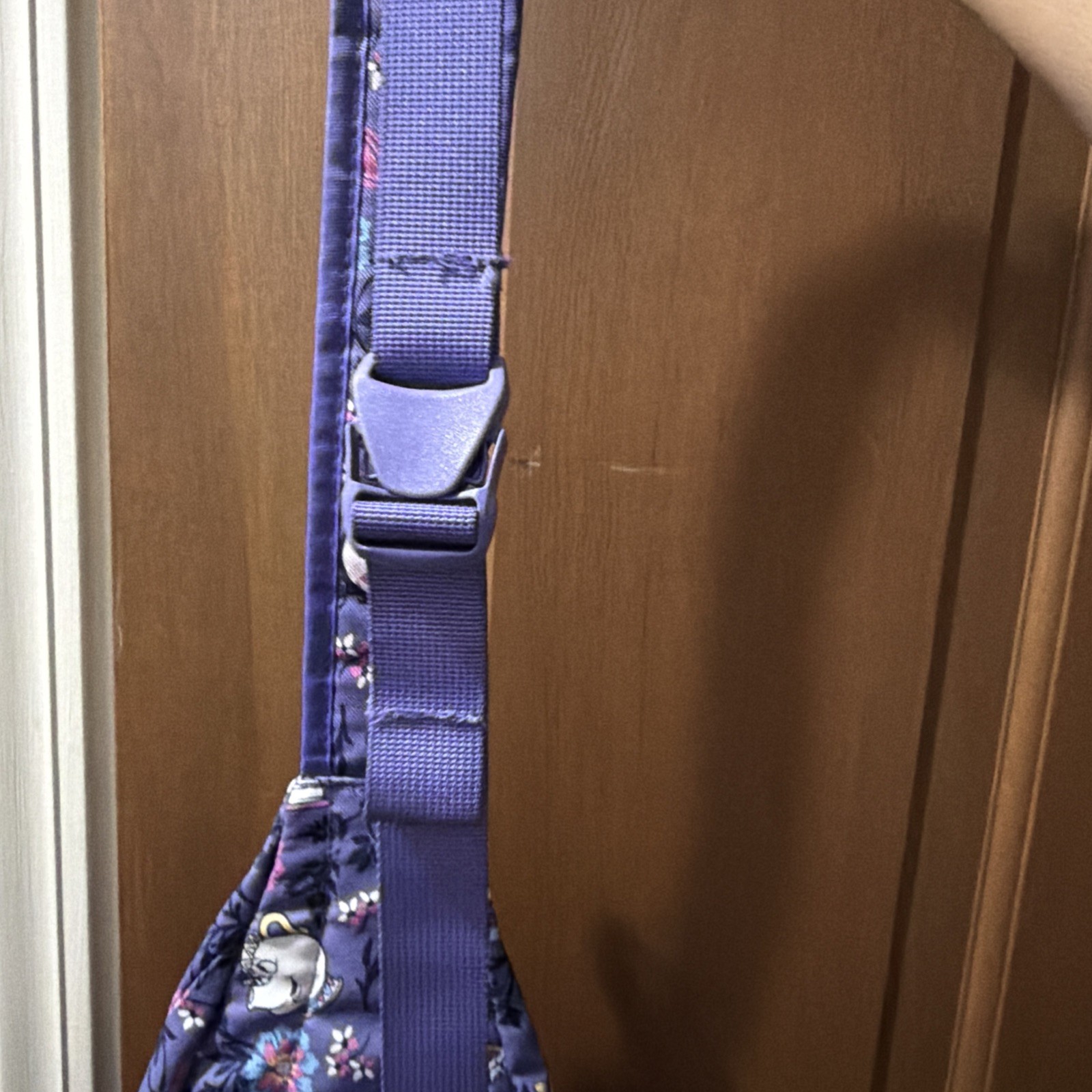 Vera Bradley for Disney mini Sling Backpack Purple Beauty and the Beast