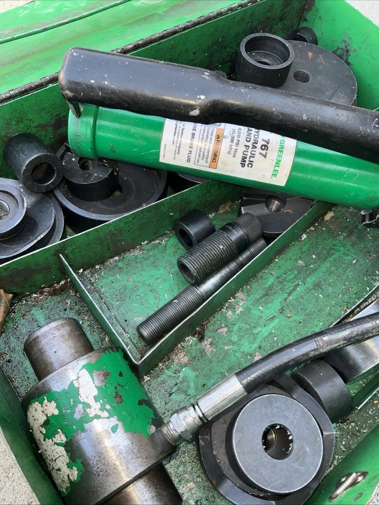 Greenlee 767 Hydraulic Punch Driver Set