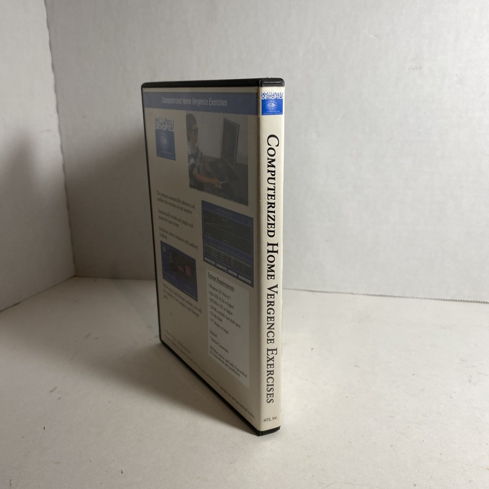 Computer Orthoptics Computerized Home Vergence Exercises HTS iNet Software