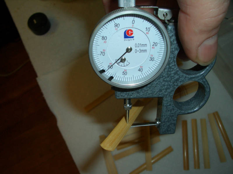 20 Gouged Oboe Reed cane 10.75 Diameter