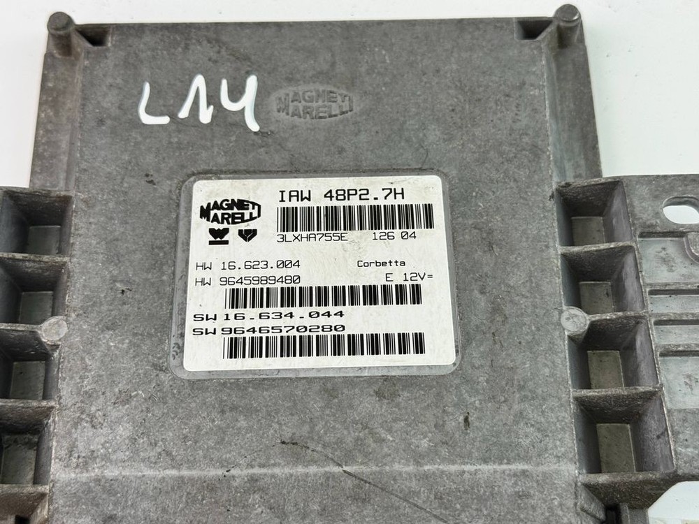 Citroen C2 2003 Engine Control Unit/Module 9646570280 kW BVV2383