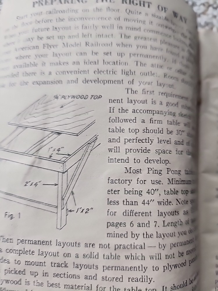 American Flyer Instructions For Assembling and Operating 3/16 Scale Trains