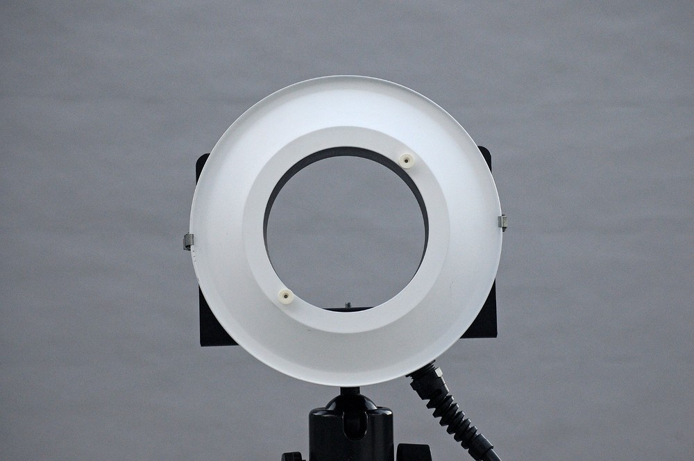 Bowens Ring Flash, 15" Diffuser, Camera Bracket, for Speedotron Black Line