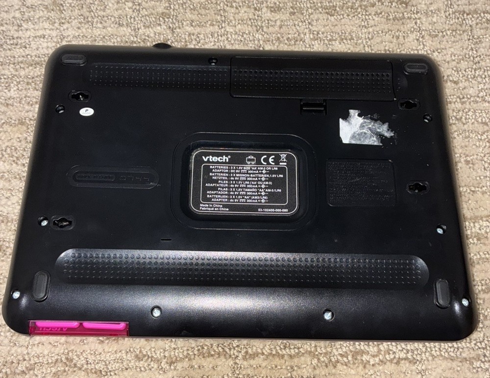 Pink Genius Notebook Computer Toy Learning Games Brain Math Works!