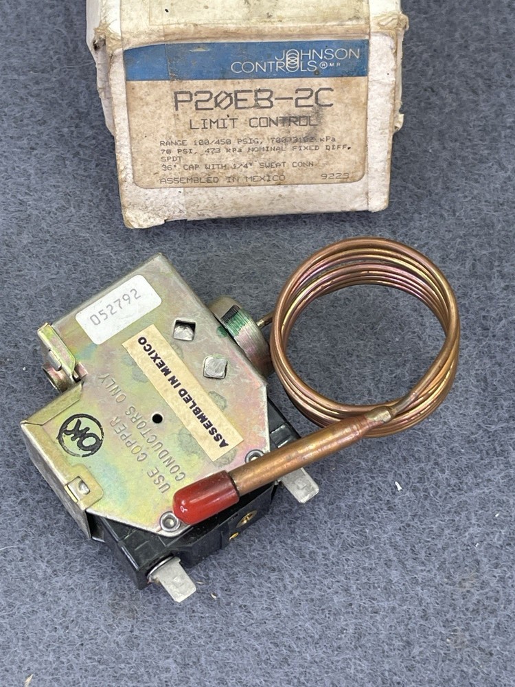 Johnson Controls P20EB-2C LIMIT CONTROL