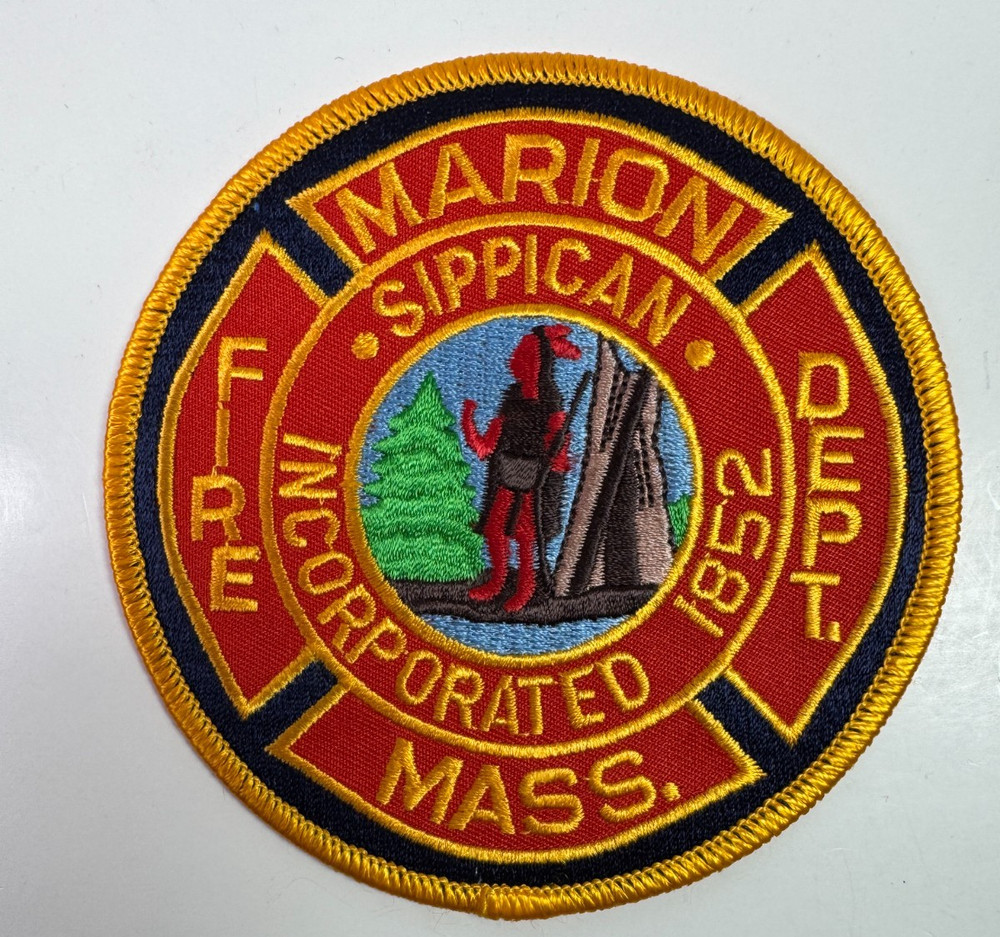 Marion Fire Massachusetts MA Patch N1