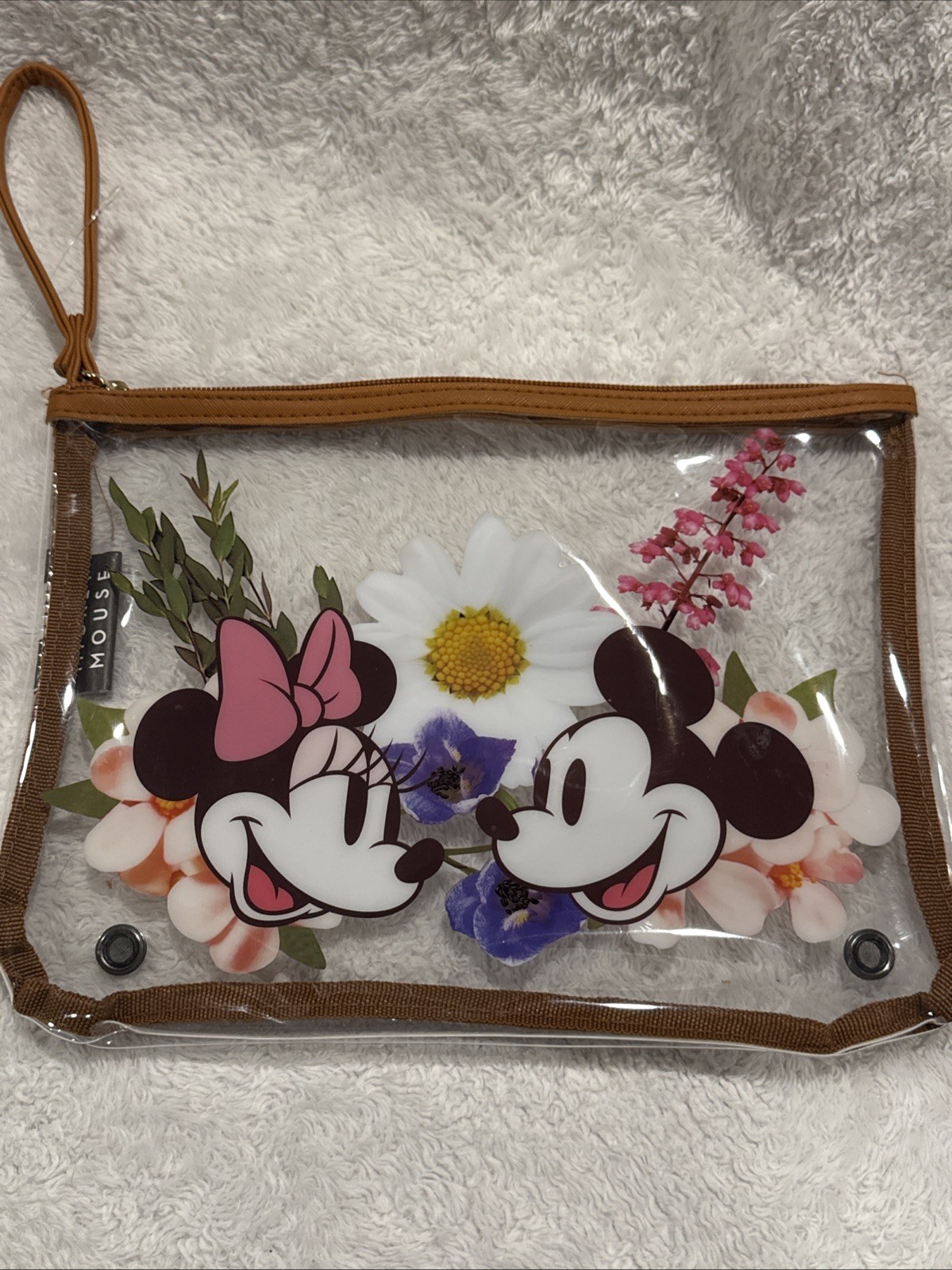 Bioworld Disney Mickey And Minnie Tote Bag! Clear Perfect For The Parks