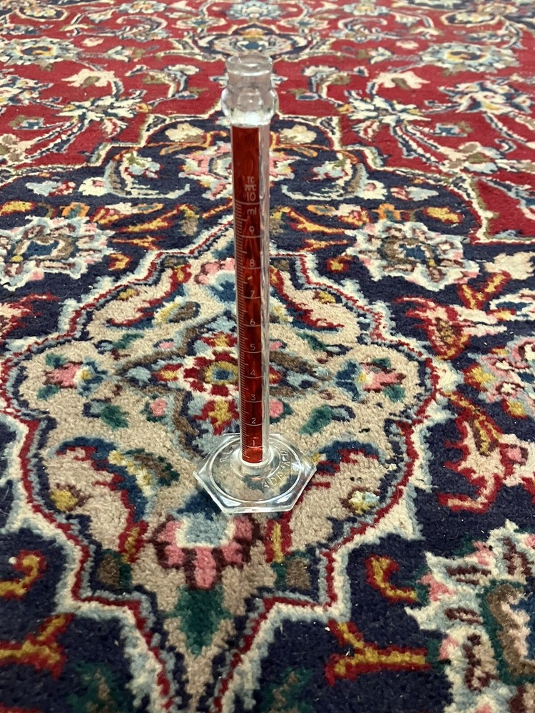 Pyrex 10 ml Graduated Cylinder Red 10ml