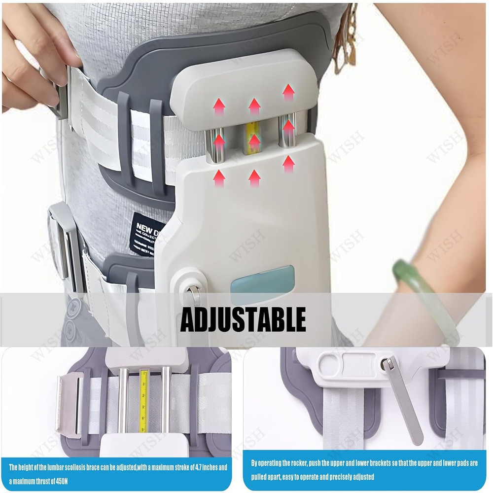 WEIHE Lumbar Traction Device Back Stretcher Spinal Decompression Devices