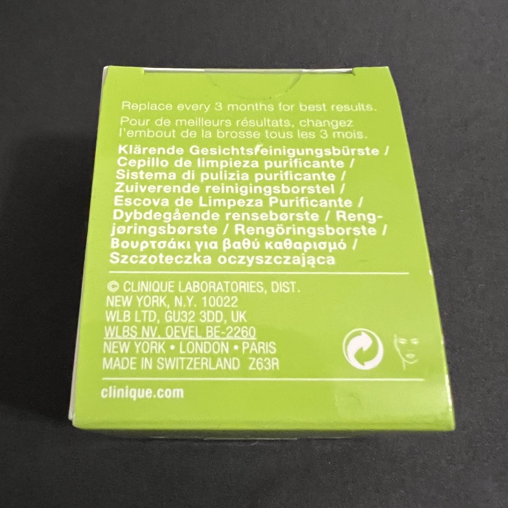 Clinique Sonic System Purifying Cleansing Brush Head Refill Replacement