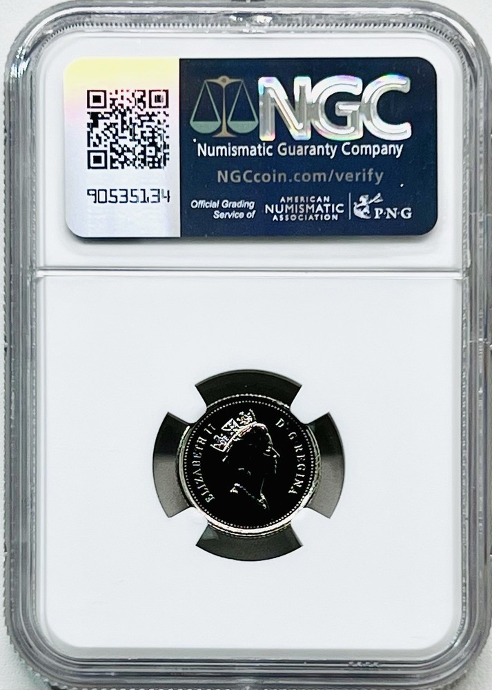 2000 NO 'W' MINT MARK CANADA 10 CENT NGC MS68 UNCIRCULATED DIME POP=10