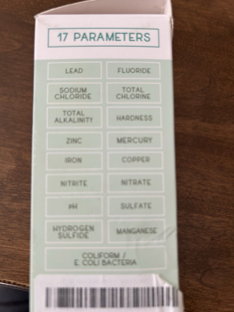 VARIFY Complete Water Test Kit, 17 in 1 Open Box/NEW