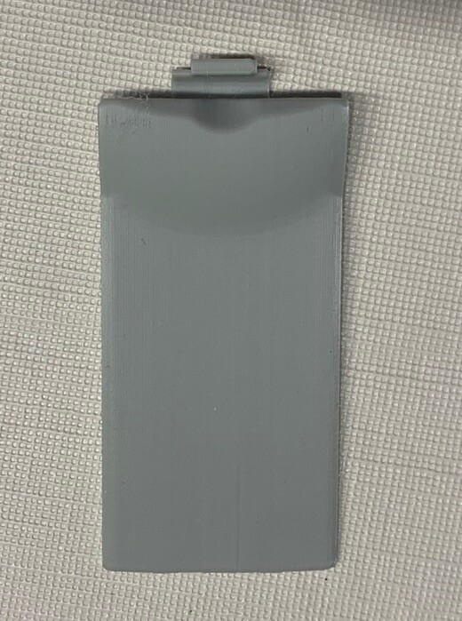 Replacement Controller Battery Cover for Nintendo GameCube WaveBird - Gray 3D P