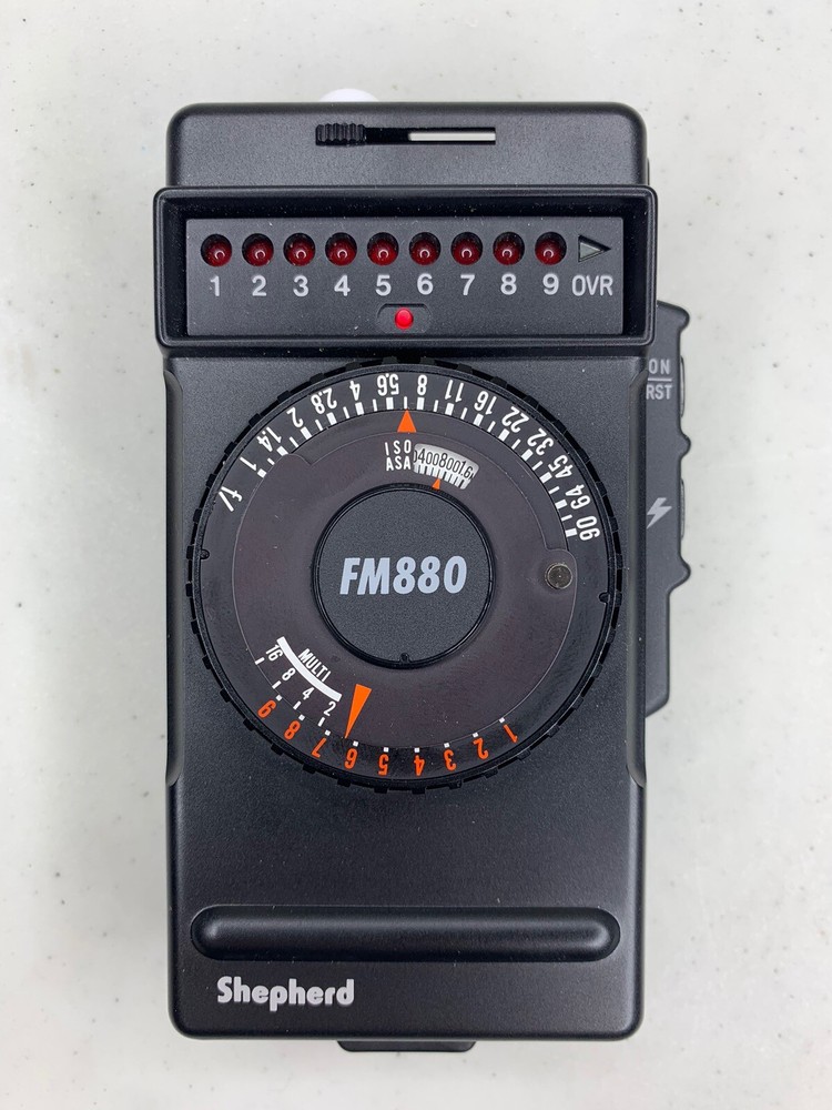 Shepherd FM880 Electronic Camera Flash Meter with Softcase Case - Untested