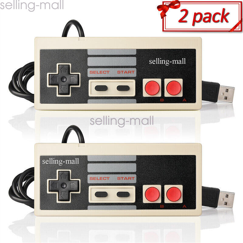 For PC Mac Raspberry Pi 3 Windows 7 10 Game USB N64 Controller + NES Controllers