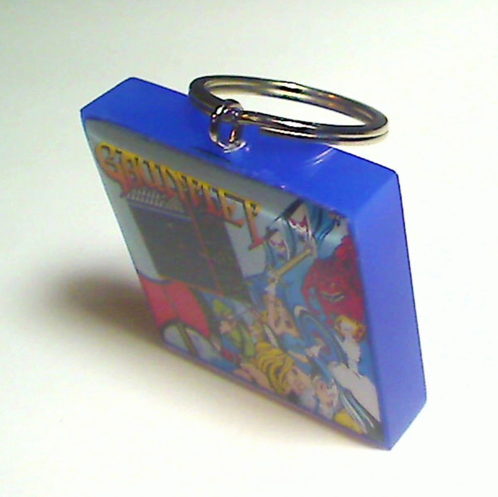 Gauntlet Arcade Coin Door accessory Keychain