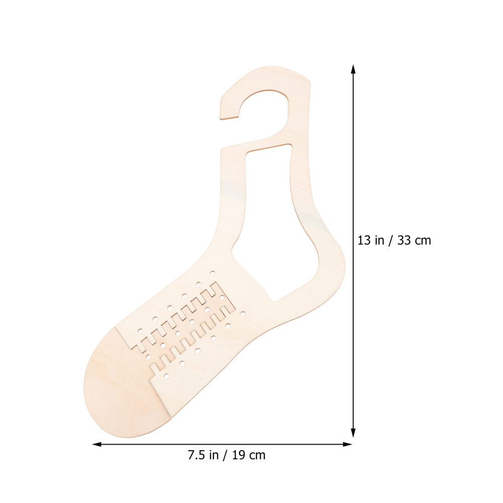 1 Pair Sock Blocking Forms Knitting Model Wood Blocker Shaping Stockings