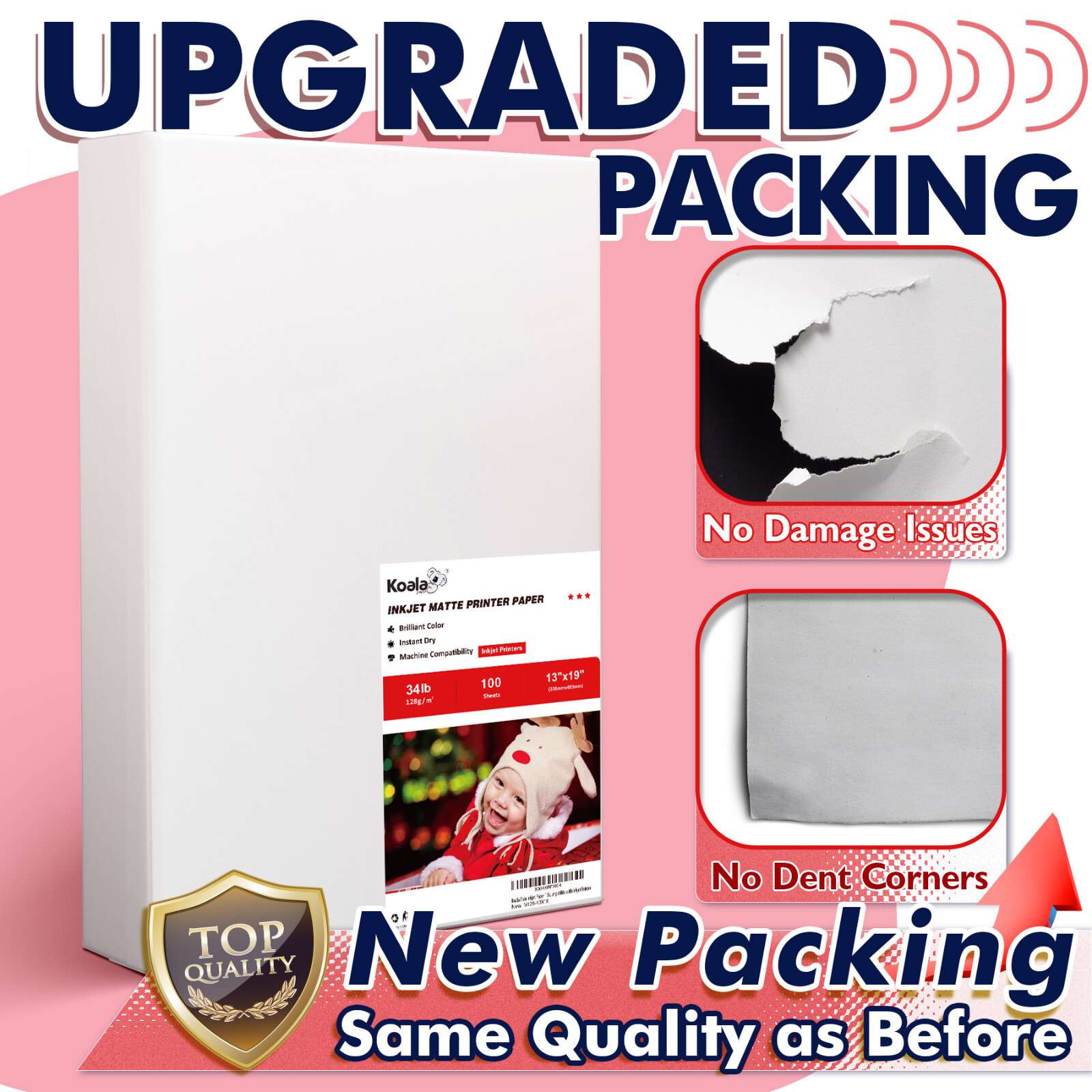 Koala Photo Paper 13X19 Matte 100 Sheets 34lb for Inkjet Epson Canon DIY Poster