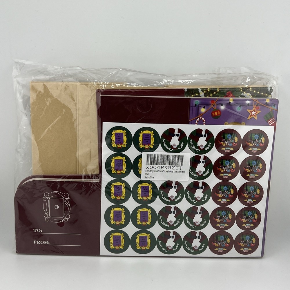 “Friends” Theme Christmas Letter Kit