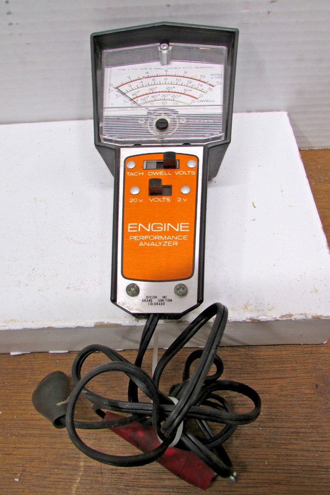 Vintage Dixon Inc Engine Performance Analyzer For Complete Engine System Testing