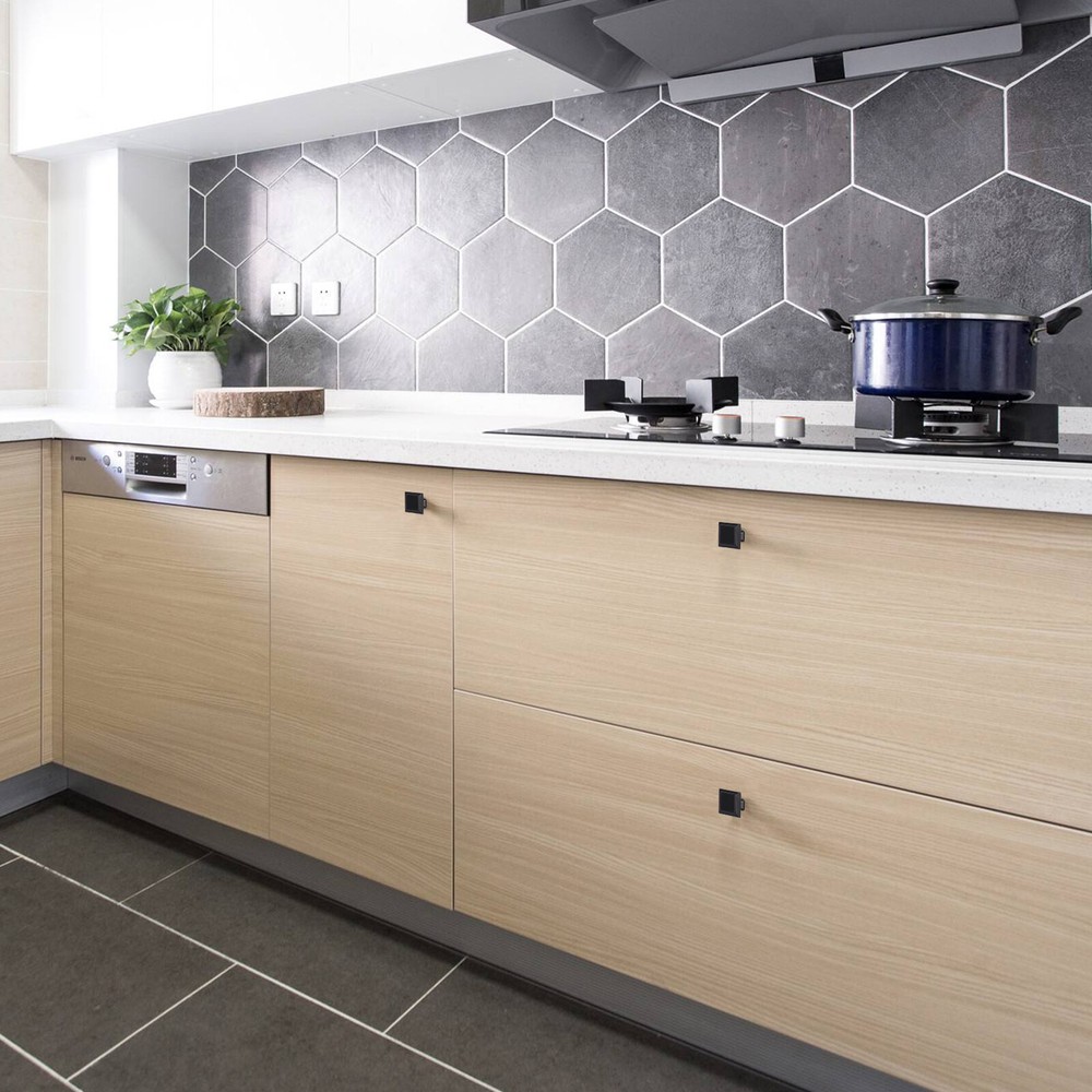 1-100 X Matte Black Kitchen Cabinet Knobs Hardware Drawer Cupboard Handle Pulls