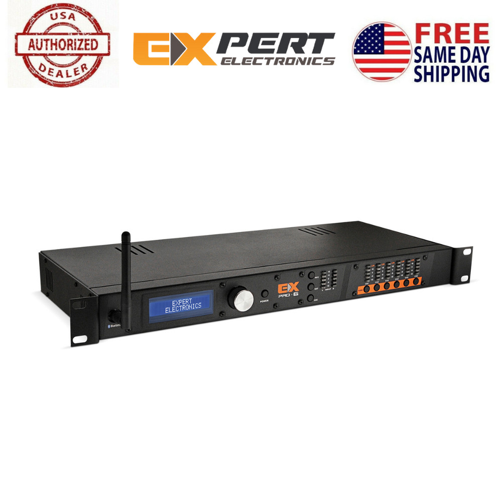 EXPERT ELECTRONICS PRO-6 AUDIO PROCESSOR BLUETOOTH USA DEALER SAME DAY SHIPPING