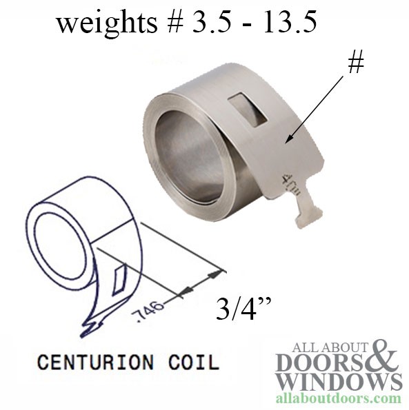 Amesbury Truth Omega 985 Centurion Constant Force 3/4" Interlocking Coil