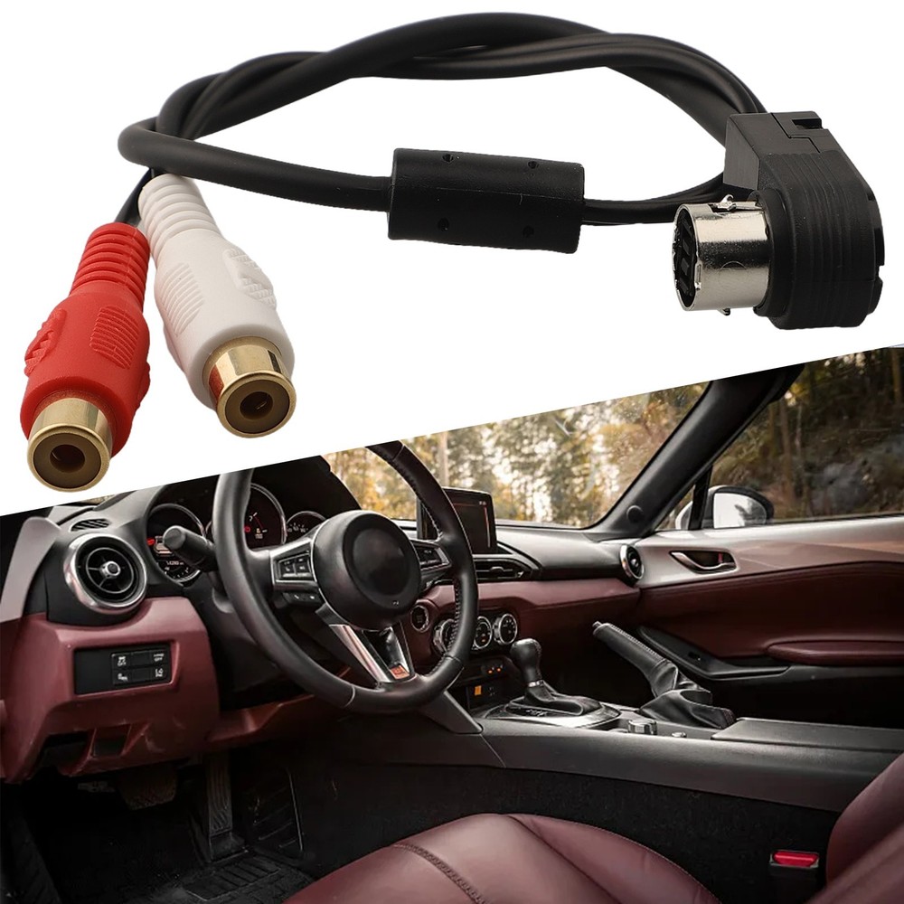 Car Audio System Aux Input Car Audio Cable Quick Installation Wear-resistant