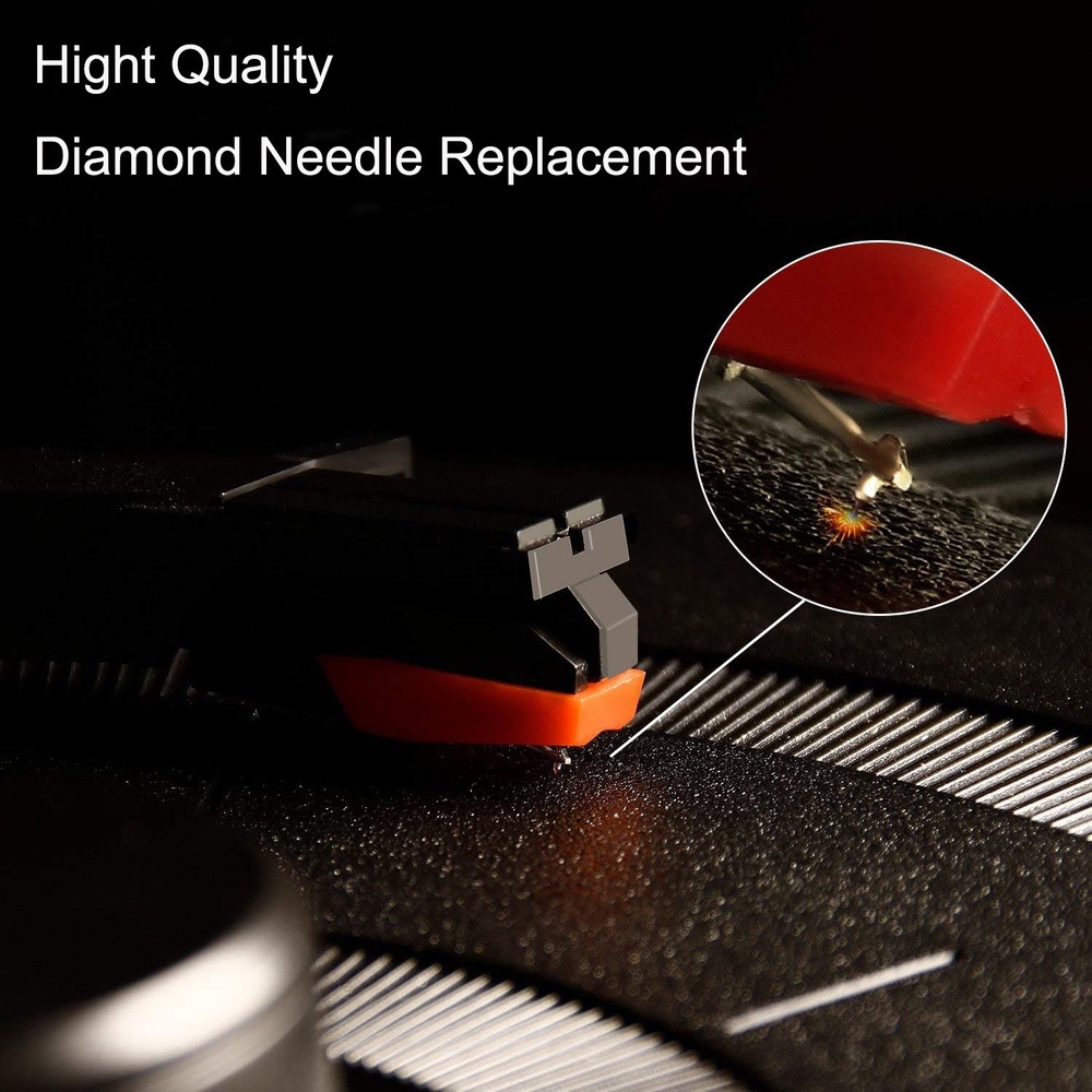 3Pcs Record Player Needle Turntable Stylus Replacement for Crosley Phonograph