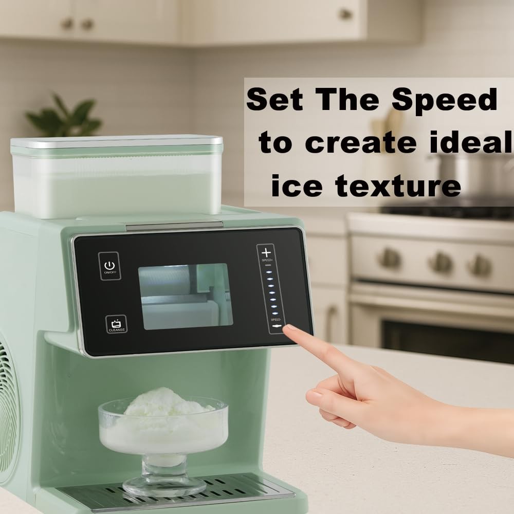 Shaved ice machine, Ice Maker, 2-in-1, Snow Cone Machine, Slushy Machine for ...
