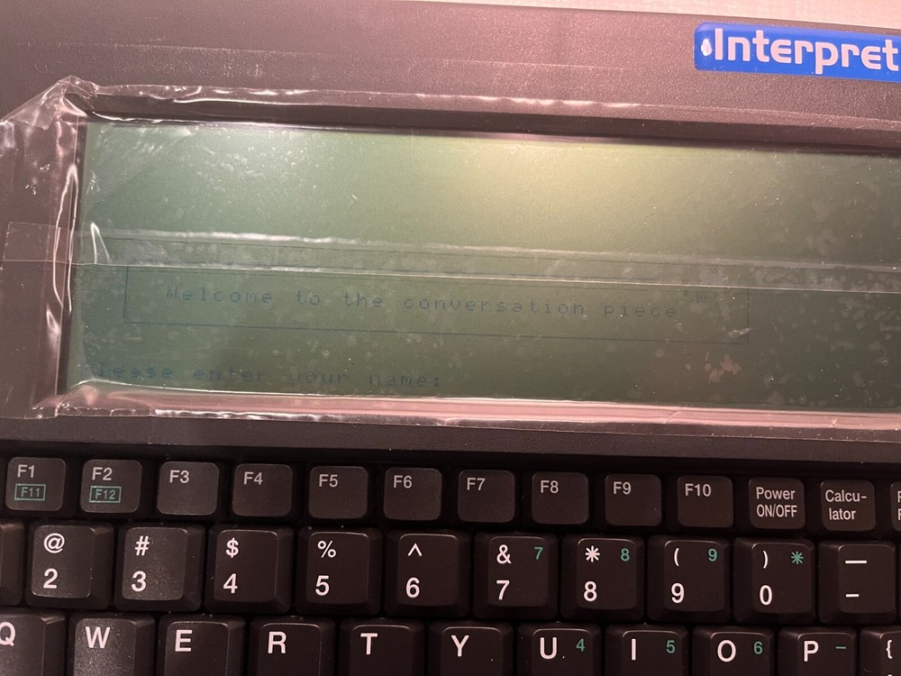 Interpretype ITY Translation Device with Software and Cables