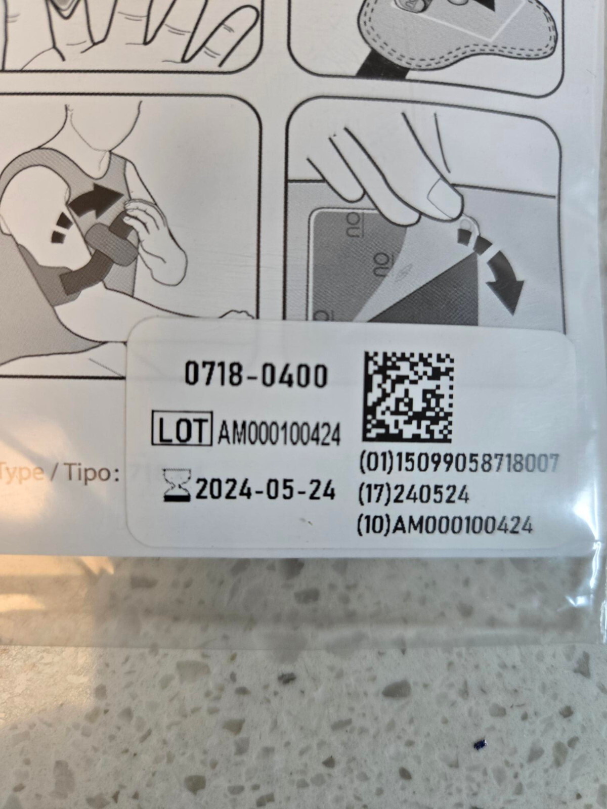 SLENDERTONE Replacement Arms Toning Gel Pads 4 Pads SEALED See Date