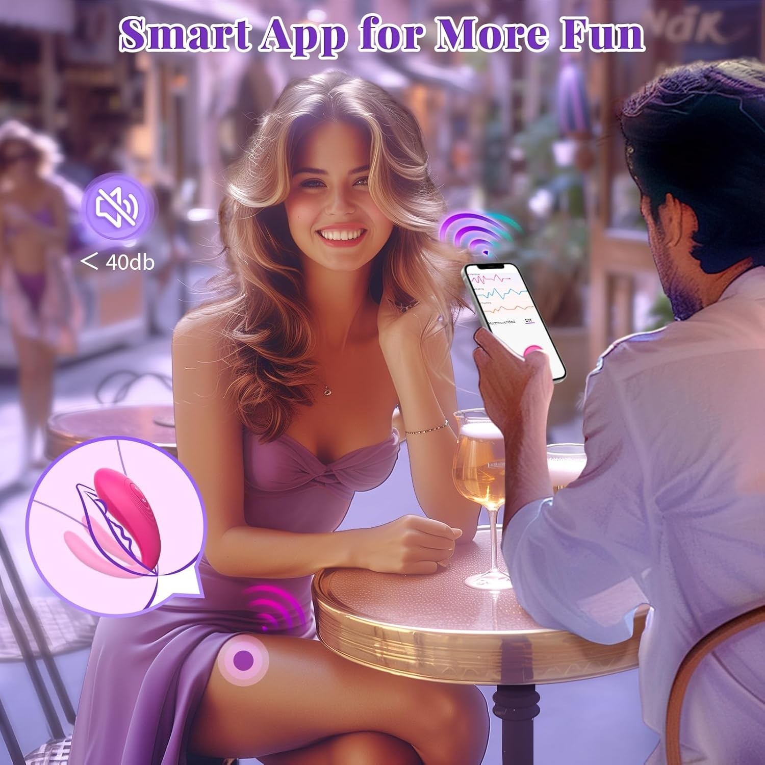 Panties Massager Vibrating Wireless Remote Control Women Underwear US